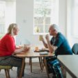 Belonging and staying with what matters in later life reflected in quiet portrait