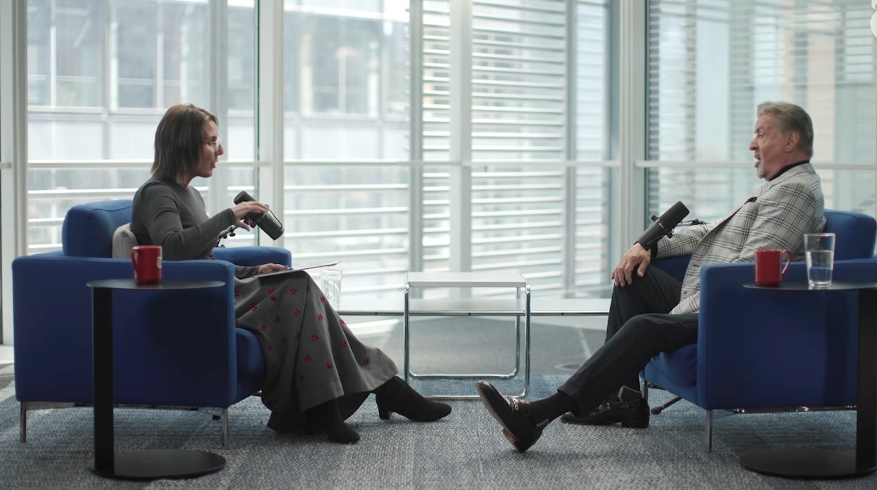 Sylvester Stallone in conversation with Lulu Garcia-Navarro